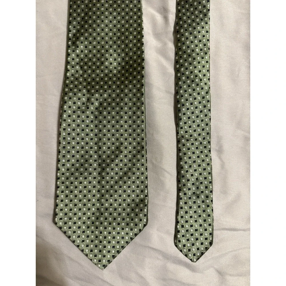Brooks Brothers Makers Men's Silk Tie Green Made In USA 3.5